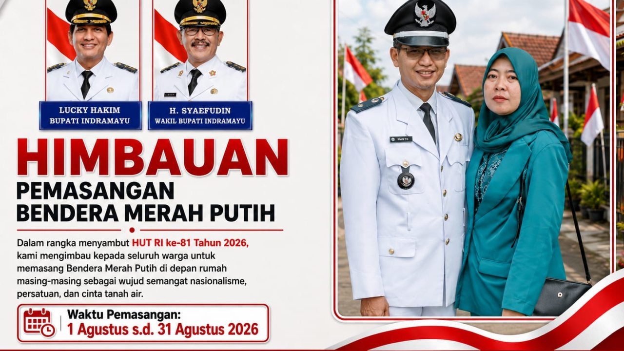 Himbauan Pemasangan Bendera Merah Putih