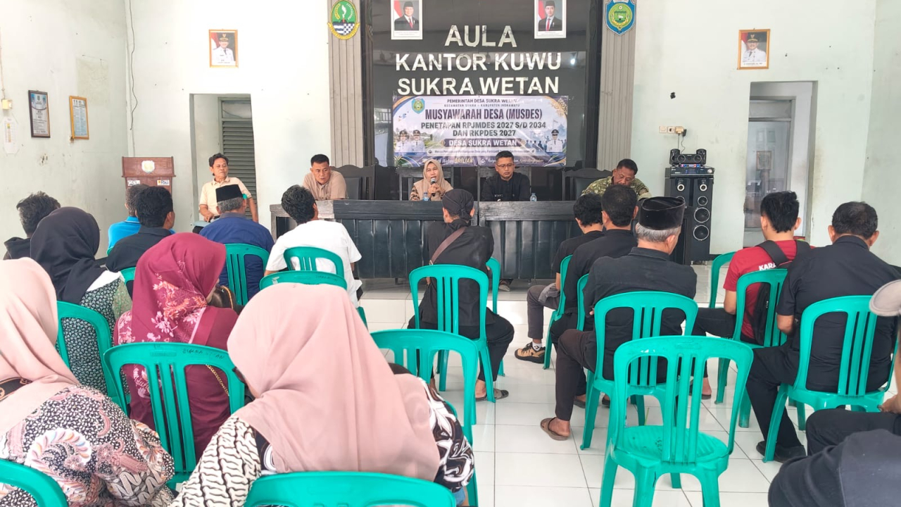 PENETAPAN MUSYAWARAH DESA SUKRA WETAN