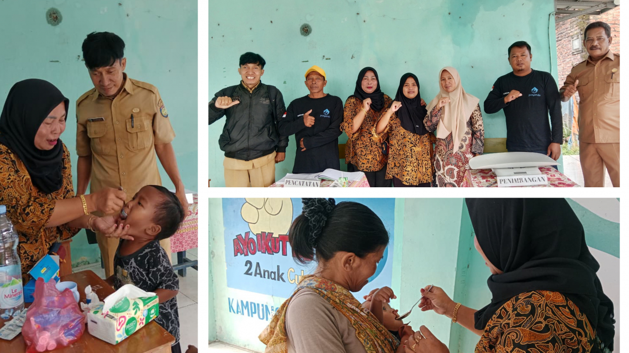 Kegiatan Posyandu Seroja 6 - Pemberian Obat Cacing
