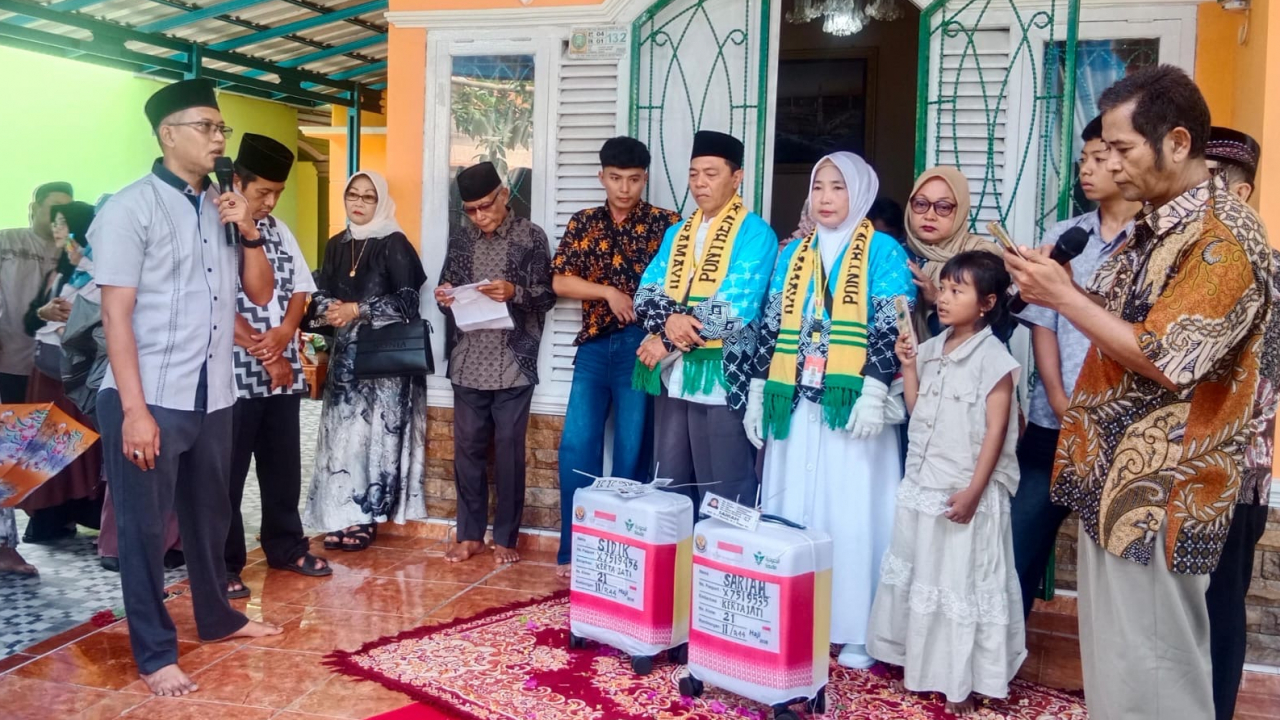 Ucapan Selamat Dari Pemerintah Desa Sukra Wetan Untuk Salah Satu Warganya Yang Mau Melaksanakan Ibadah Haji
