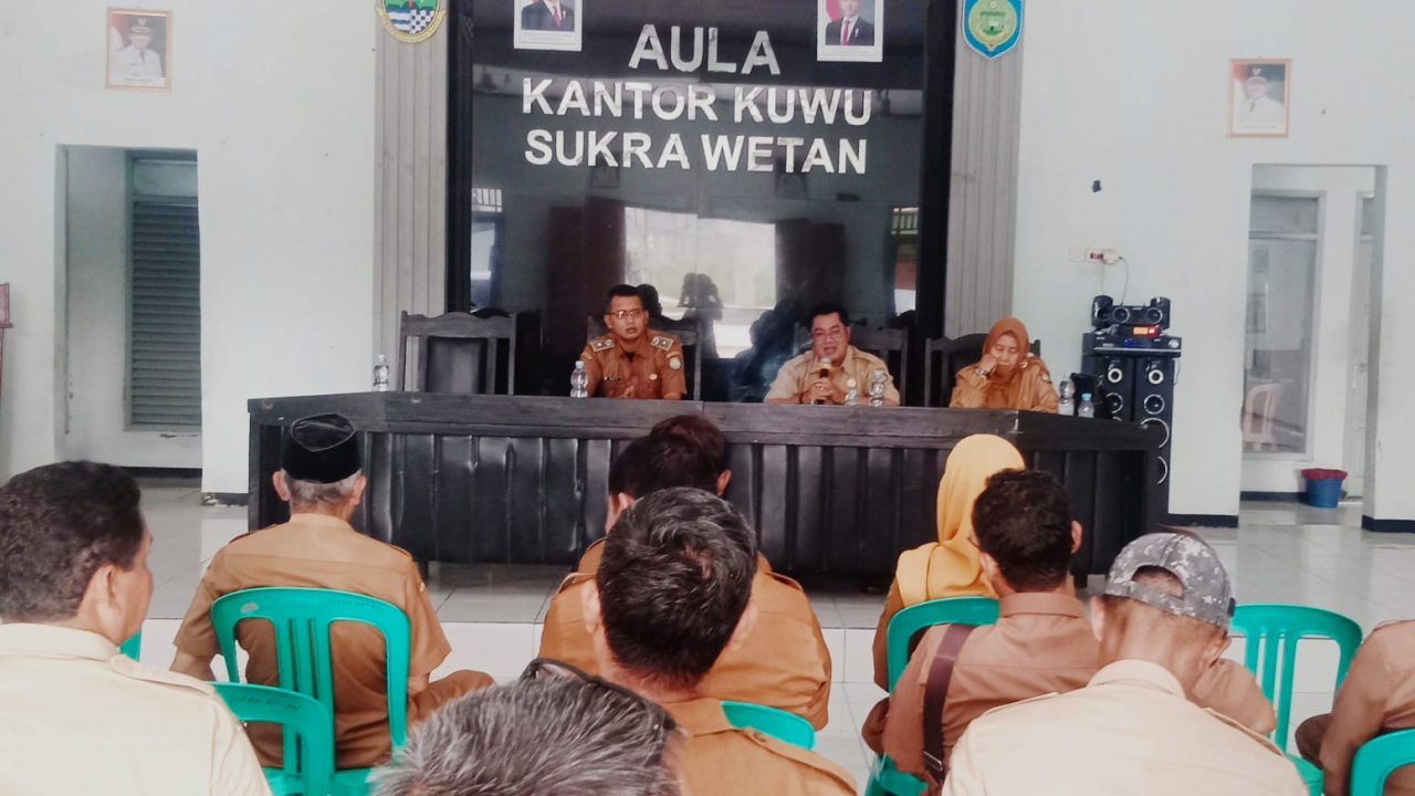 Pelaksanaan Kegiatan Fasilitasi Administrasi Tata Pemerintahan Desa Bersama Pemdes Sukra Wetan & Tim Kecamatan Sukra