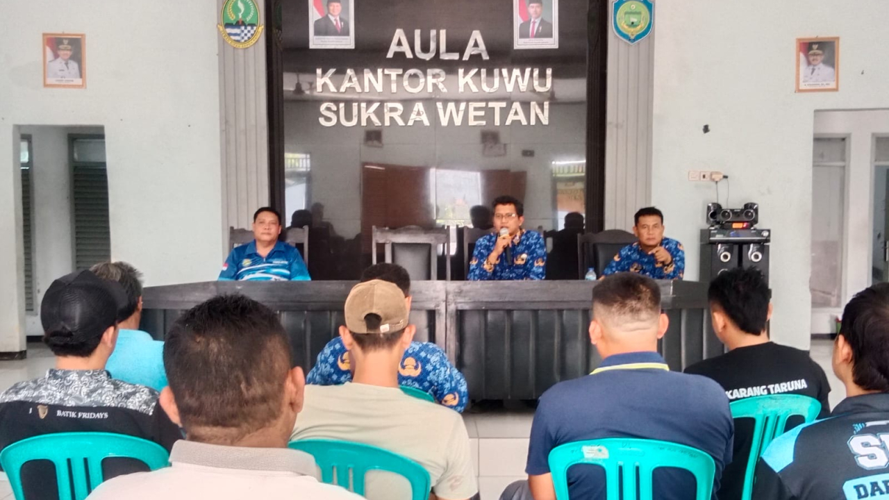 Pemdes Sukra Wetan Merealisasikan Kontribusi Kepada Karang Taruna Setia Bhakti Untuk Penyelenggaraan PHBN Tahun 2026