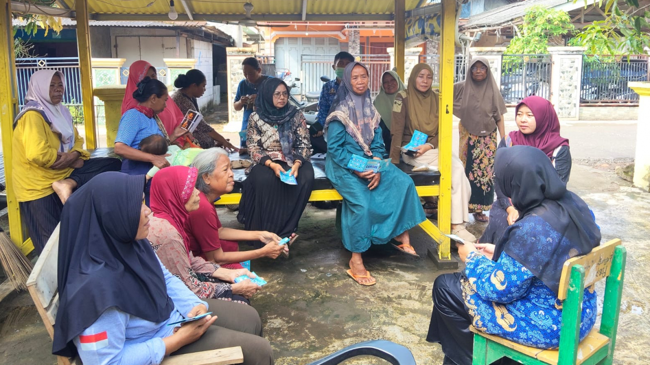 Kegiatan Posyandu Seroja 7 Dusun Kedung Mulya, Desa Sukra Wetan