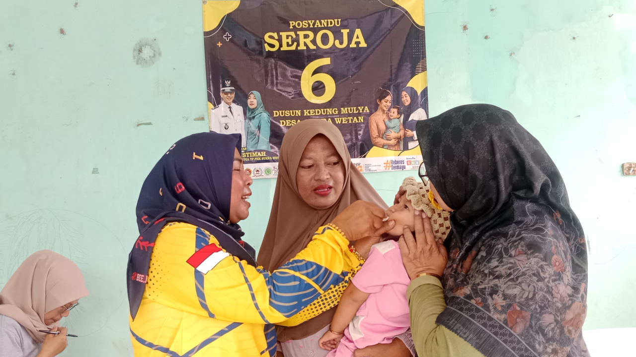 Giat Posyandu Seroja 6 Dusun Kedung Mulya