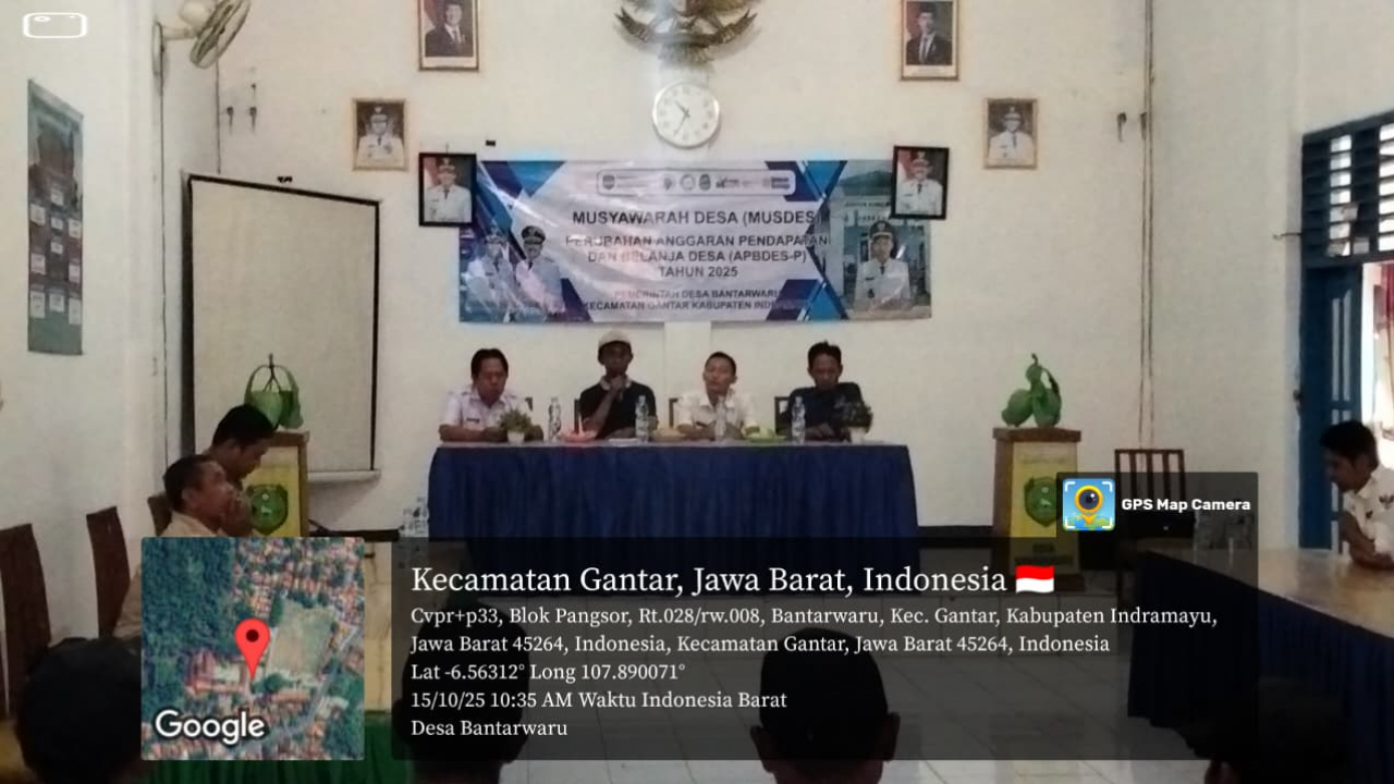 Musyawarah Desa Bantarwaru Bahas APBDes-P Tahun Anggaran 2025