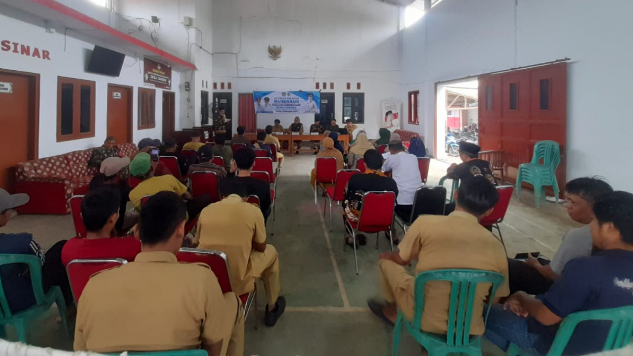 Peraturan Desa Hasil Musyawarah Desa Khusus Ketahanan Pangan di Desa Cangko