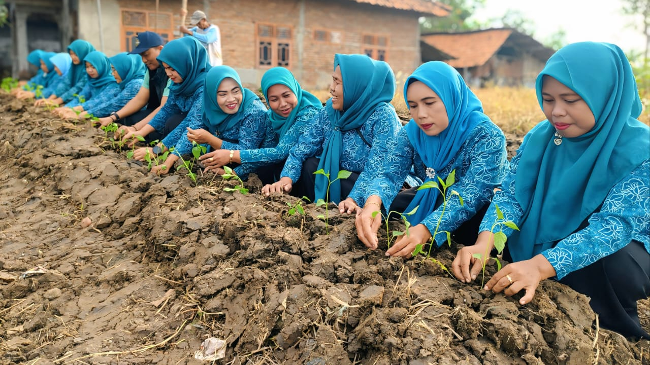 GERAKAN KELOMPOK PKK MENANAM