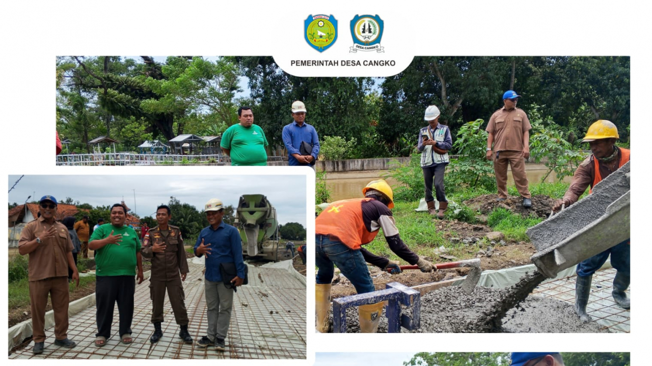 Pengecekan Pengecoran Jalan Cipelang Raya Desa Cangko Bersama DPRD Kabupaten Indramayu Bapak, KIKI ARINDI, S.T di Tahun 2026
