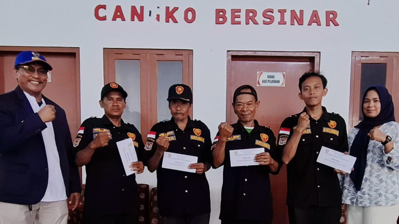 Pencairan Honor Linmas Desa Cangko Tahun 2025 Tuntas