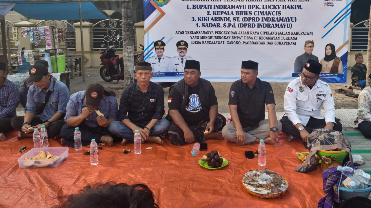 DOA & TAHLIL BERSAMA SEKALIGUS SYUKURAN PENGECORAN JALAN CIPELANG RAYA DESA CANGKO