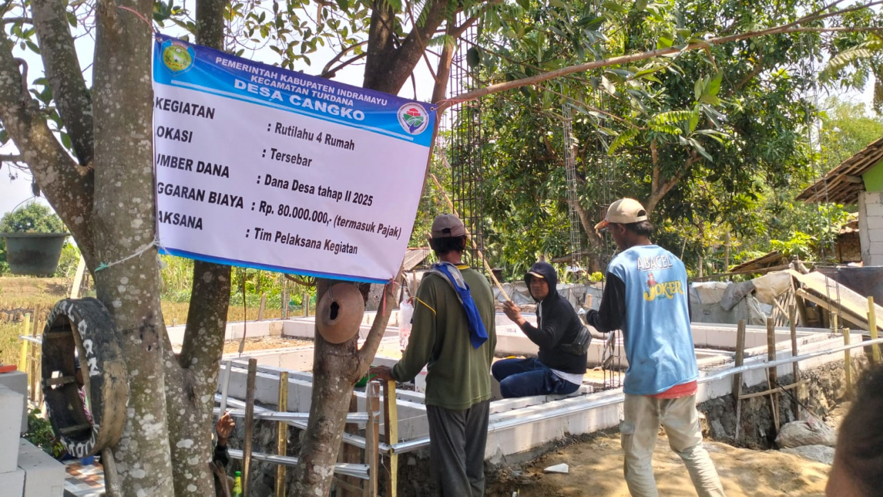 Wujudkan Rumah Sehat, Program Rutilahu Ditanamkan di Desa Cangko