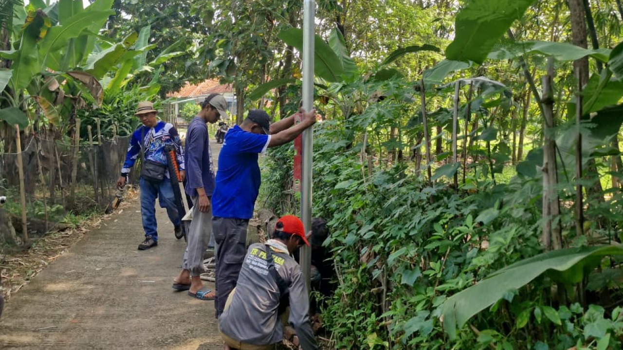 Desa Cangko Bangun dan Perbaiki PJU untuk Tingkatkan Aksesibilitas Warga
