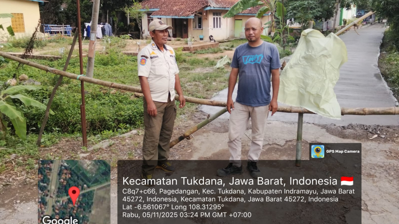 Pembangunan Jalan Cor Beton Pagedangan Dimulai