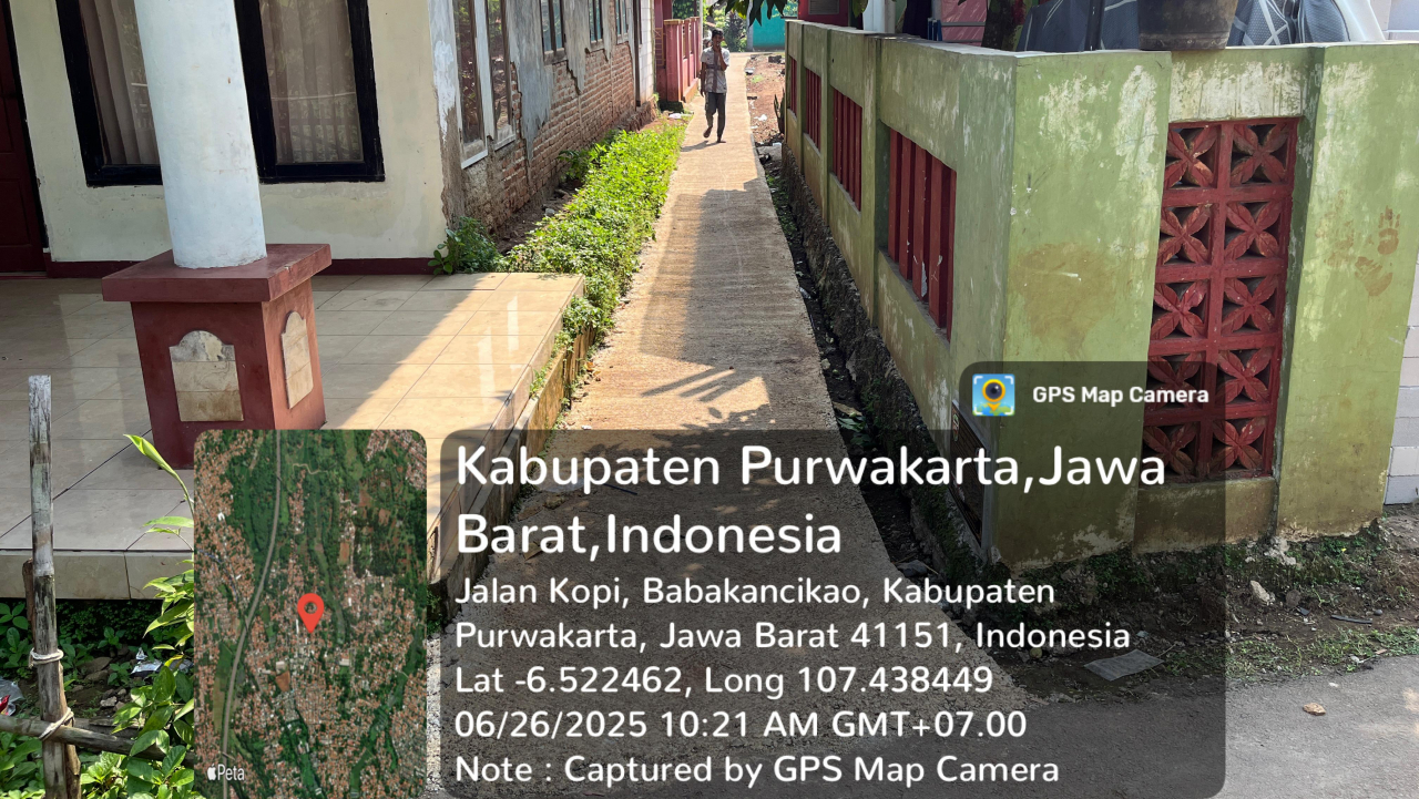 Pembangunan Jalan Rabat Beton di Desa Ciwareng Rampung Sesuai Jadwal