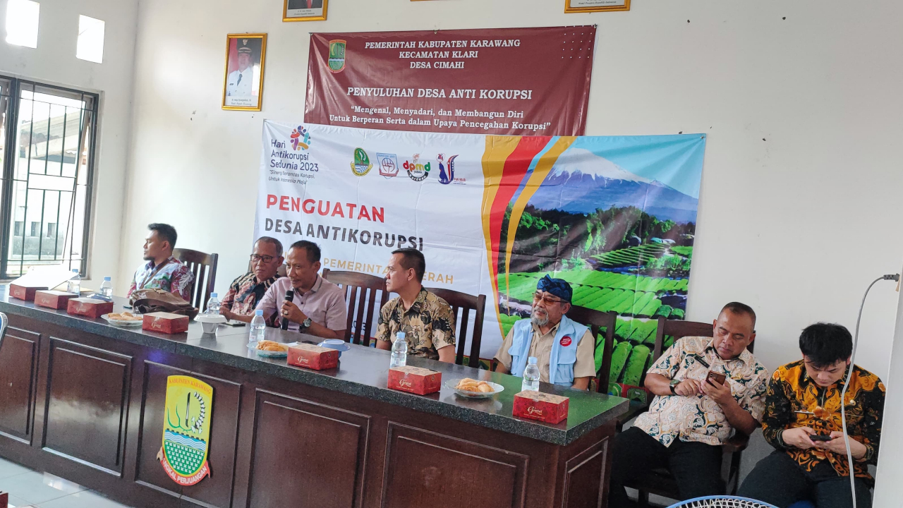 PENYULUHAN DESA ANTI KORUPSI PEMERINTAHAN DESA CIMAHI