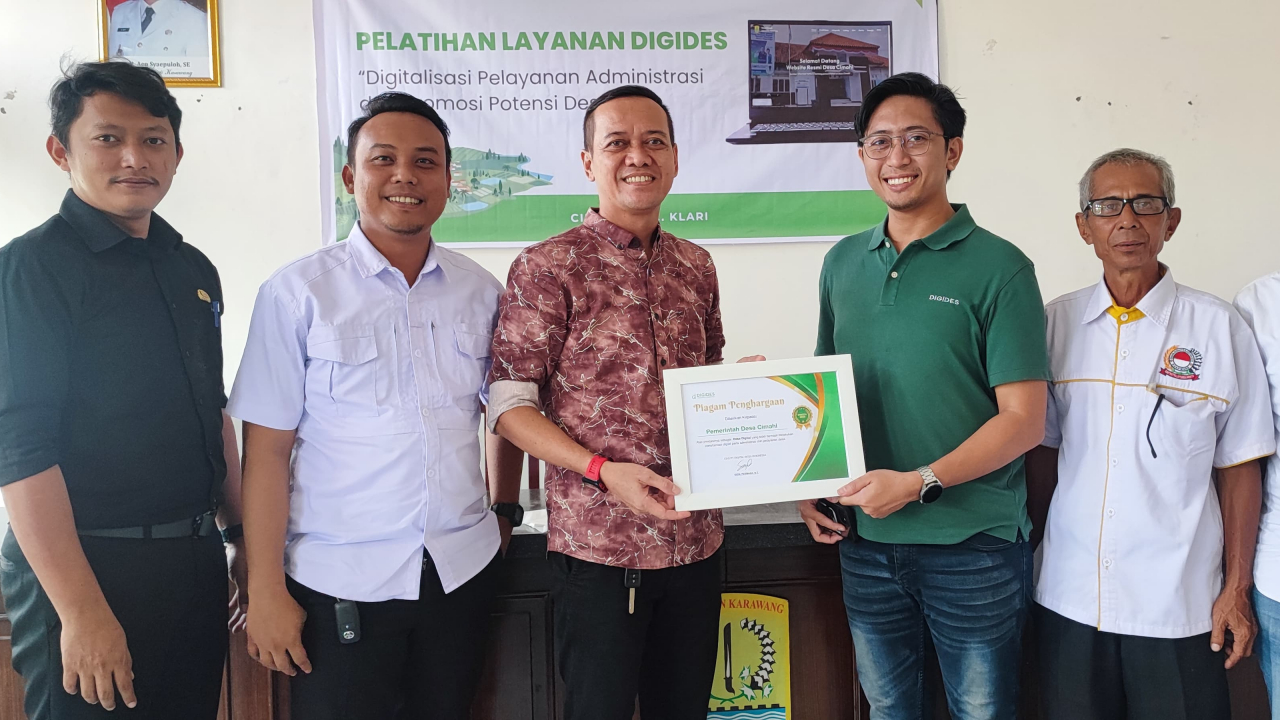 Pelatihan Desa Digital di Desa Cimahi Karawang