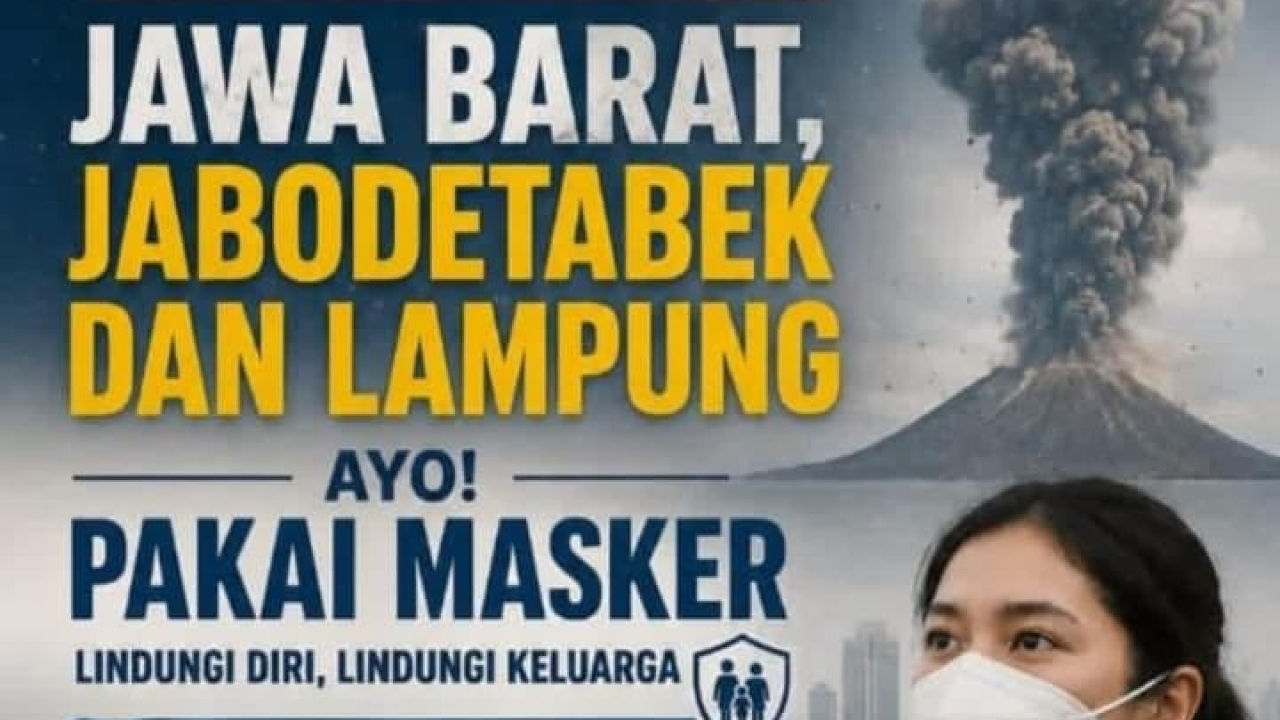 Warga Desa Dewisari Karawang Waspada Debu Erupsi Anak Krakatau