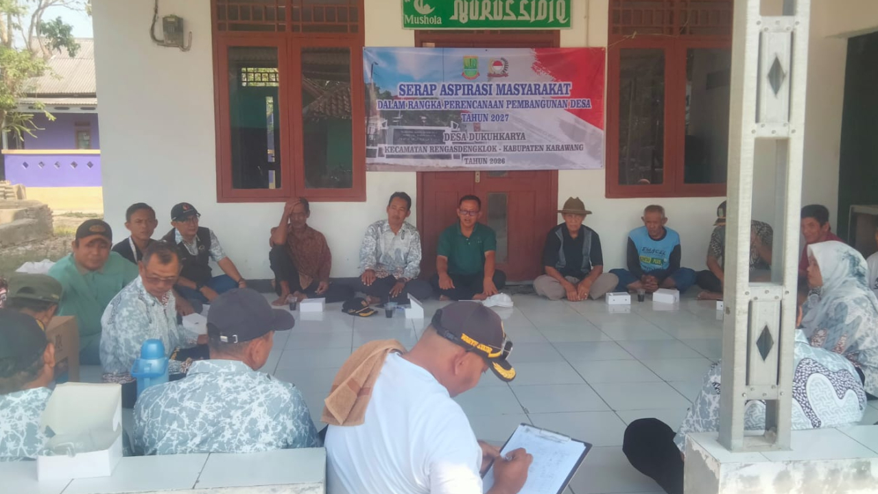 Musdus Desa Dukuhkarya Serap Aspirasi Warga Rengasdengklok