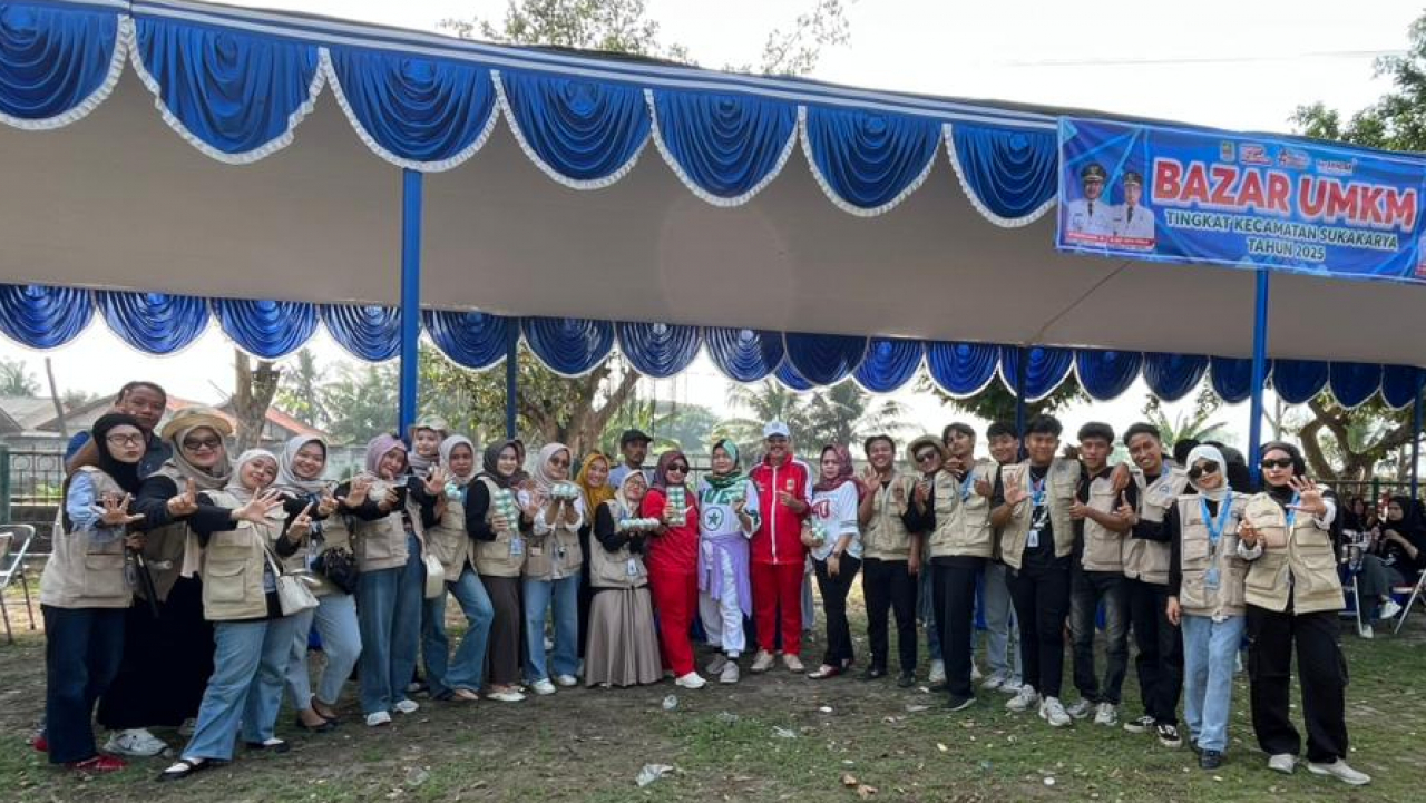 Desa Sukamurni Ikut Sukseskan Bazar UMKM Kecamatan Sukakarya