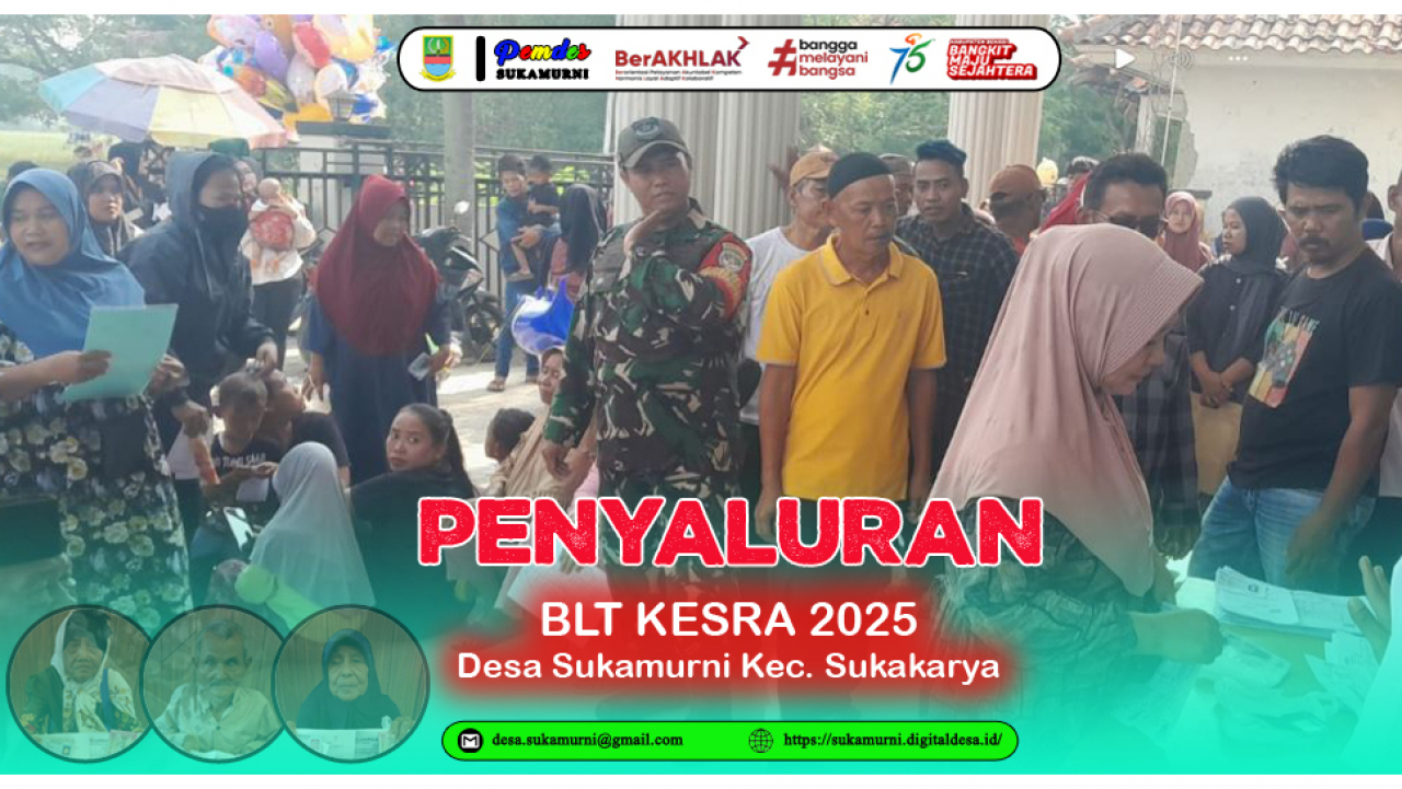Penyaluran BLT Kesra 2025 di Desa Sukamurni Berjalan Tertib dan Kondusif