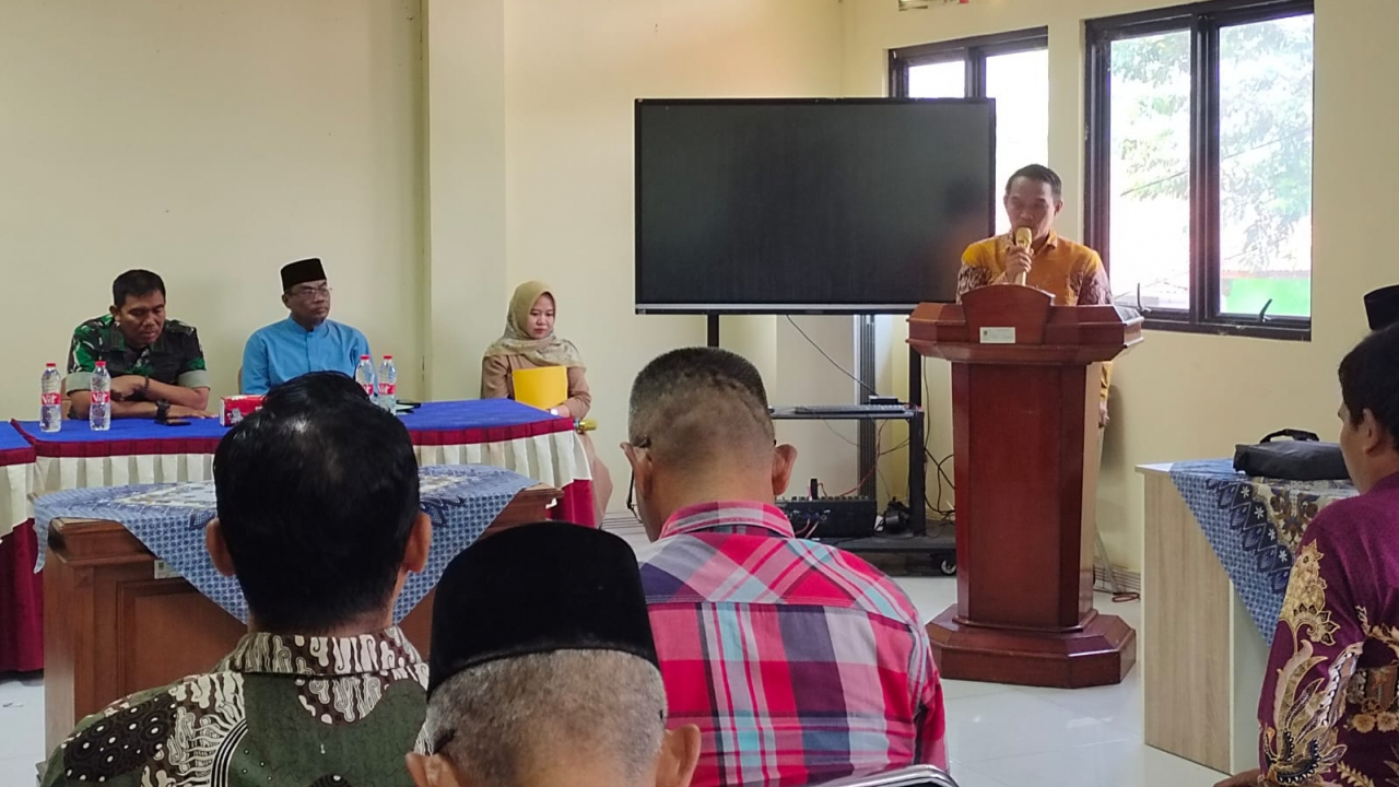 Kepala Desa Sukamakmur Hadiri Sertijab Sekretaris Camat Sukakarya yang baru