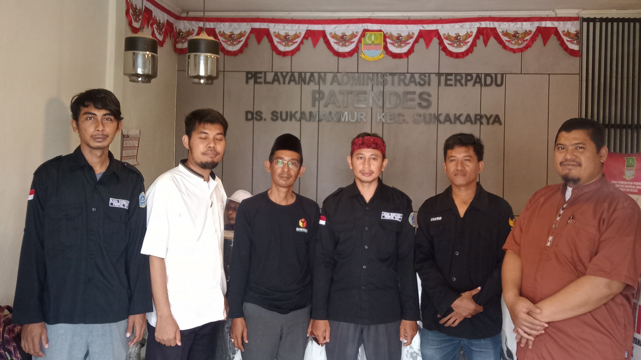 Dinas Arsip dan Perpustakaan Kabupaten Bekasi Monitoring Perpustakaan Desa Sukamakmur