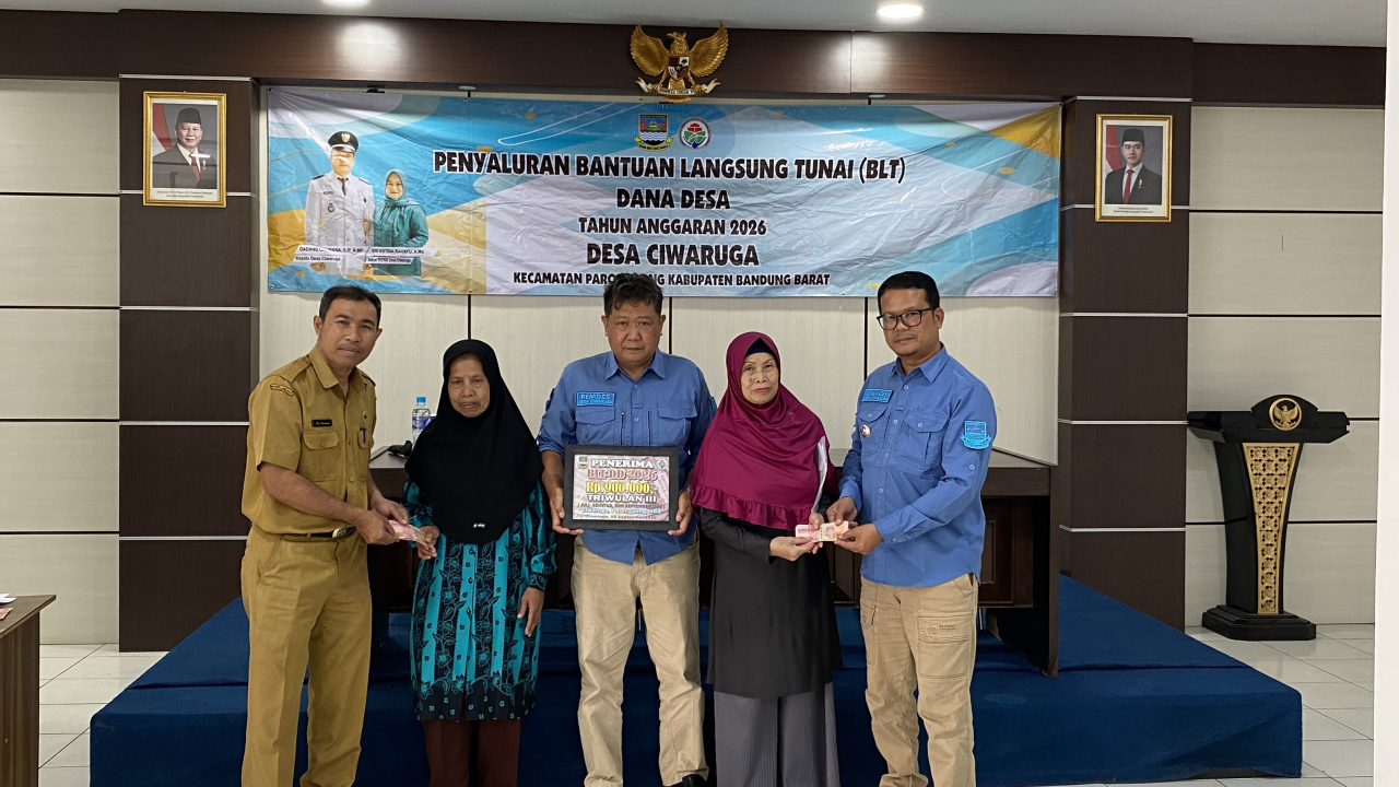 Penyaluran BLT DD Triwulan III Tahun Anggaran 2026 Desa Ciwaruga