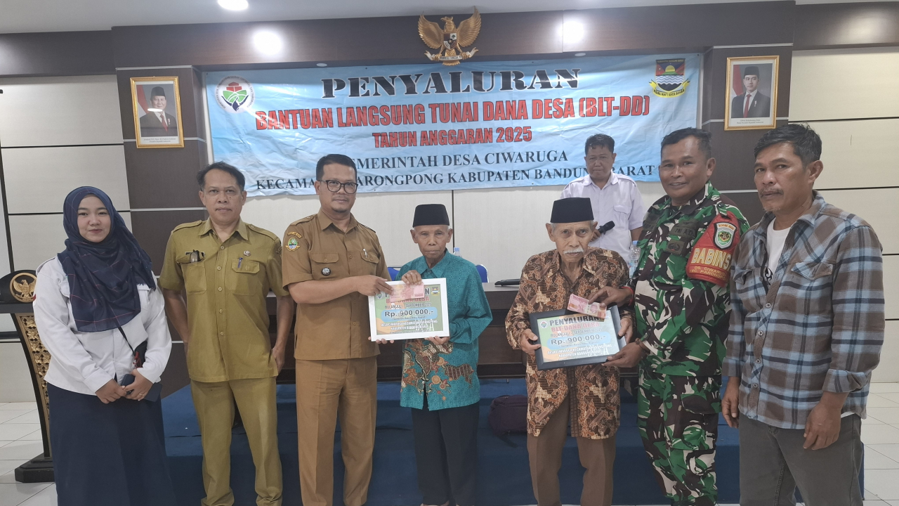 Penyaluran Bantuan Langsung Tunai (BLT) Tahap 3 dari anggaran Dana Desa Tahun Anggaran 2025