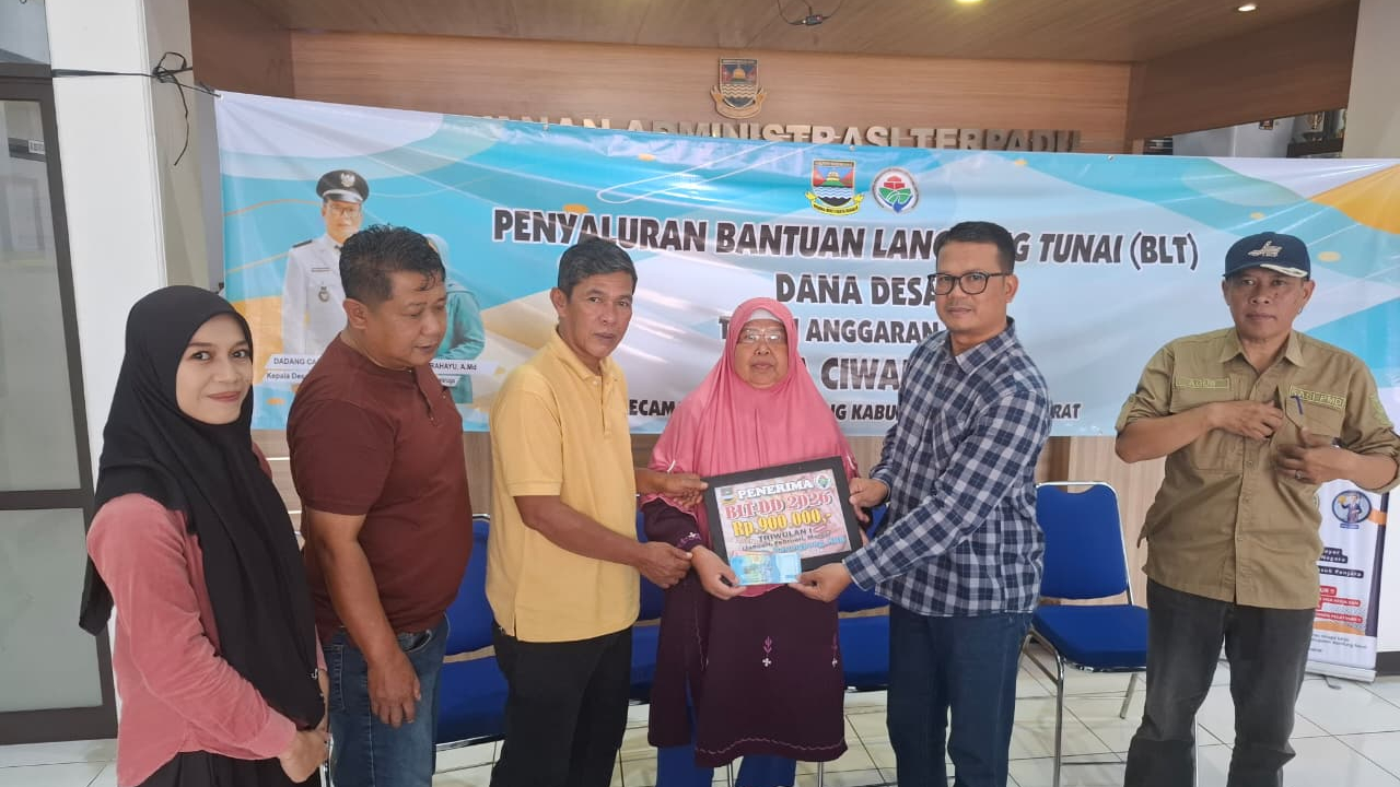 Penyaluran BLT DD TA 2026 Desa Ciwaruga Kepada KPM