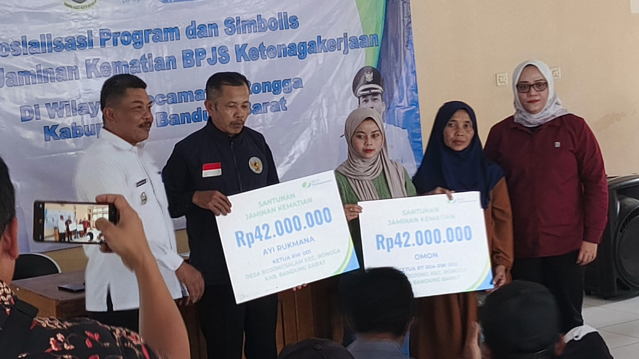 Sosialisasi Program Dan Simbolis Santunan Jaminan Kematian