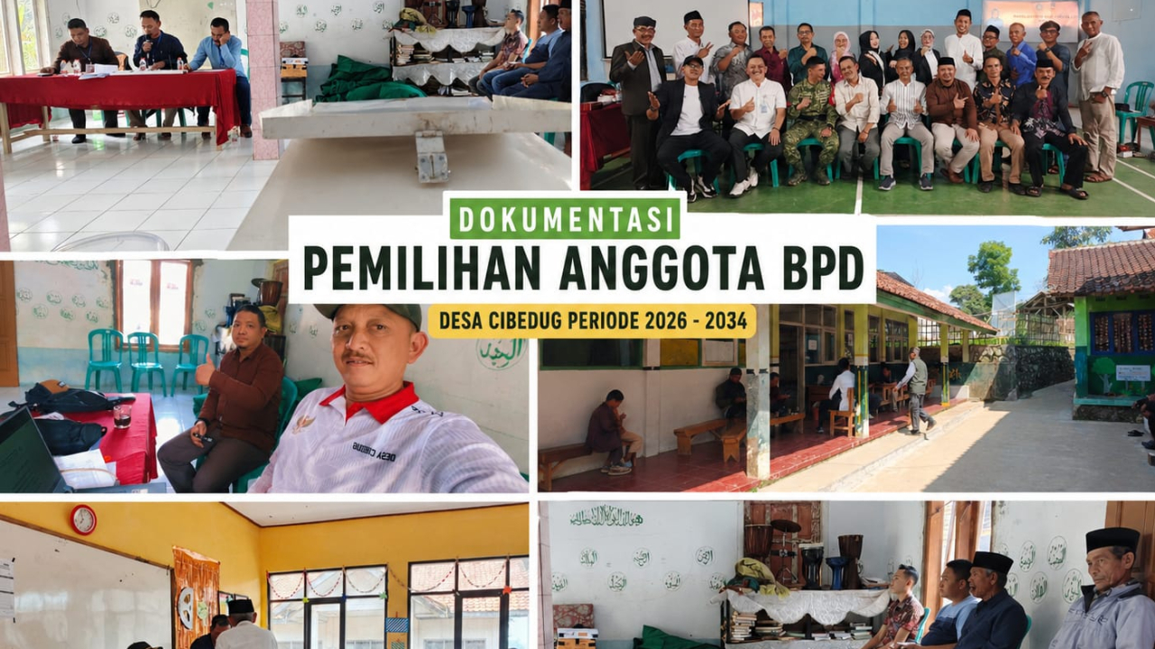 BPD DESA CIBEDUG PERIODE 2026–2034 RESMI TERPILIH, PEMILIHAN BERLANGSUNG LANCAR DAN DEMOKRATIS
