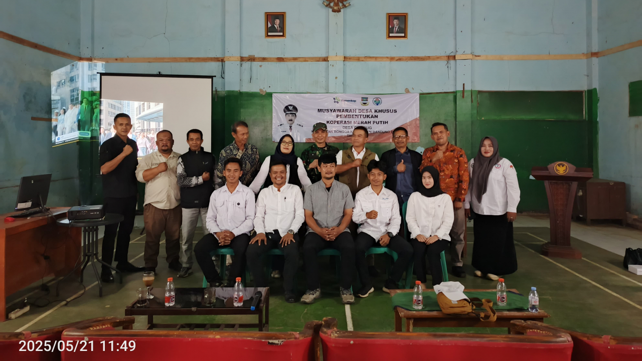 Langkah Awal Menuju Kemandirian Ekonomi: Musyawarah Desa Khusus Bentuk Koperasi "Desa Merah Putih"