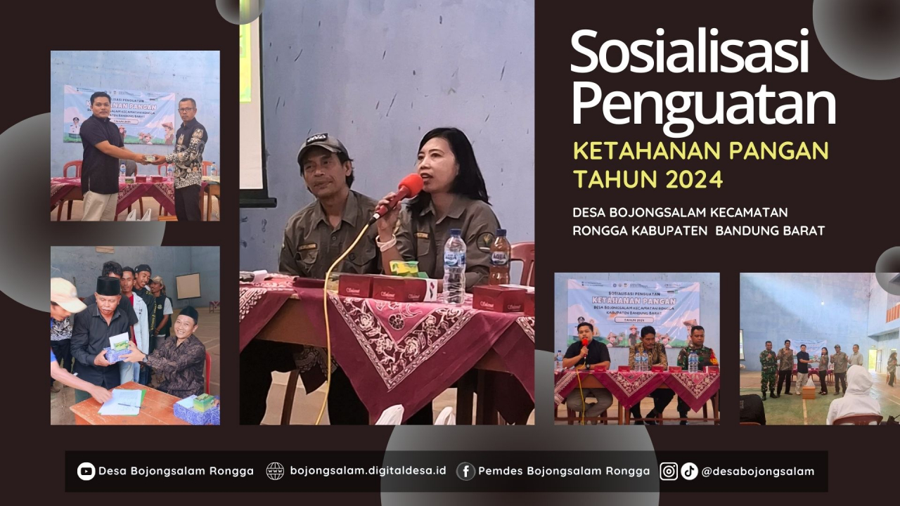 Sosialisasi Penguatan Ketahanan Pangan di Desa Bojongsalam