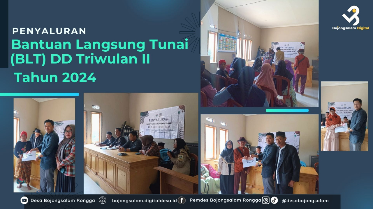 Penyaluran Bantuan Langsung Tunai Dana Desa tahun 2024