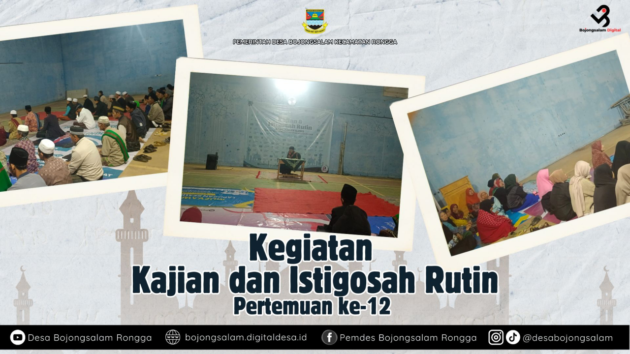 Kegiatan Kajian dan Istigosah Rutin April