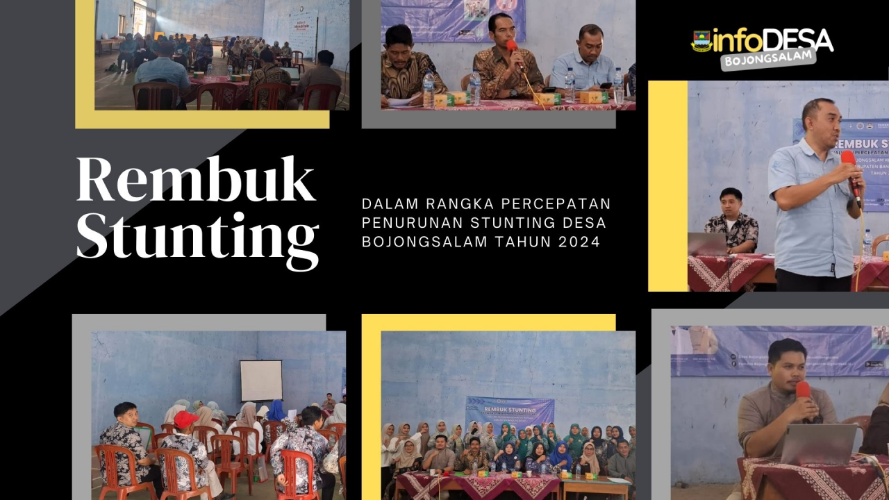 REMBUK STUNTING DESA BOJONGSALAM TAHUN 2024