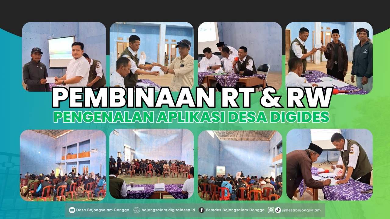 PEMBINAAN RT DAN RW PENGENALAN APLIKASI DIGIDES