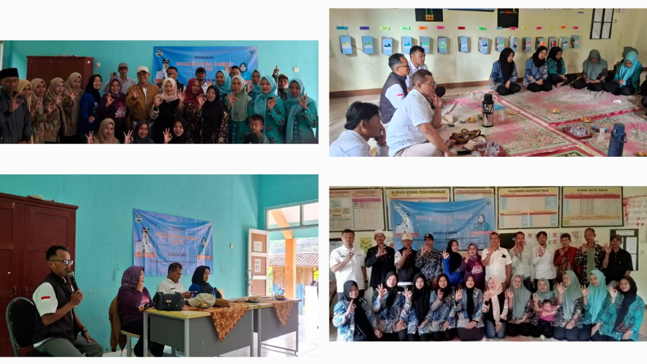 Program Rumah Desa Sehat (RDS) di Dusun IV manglid dan Dusun III Cimahpar