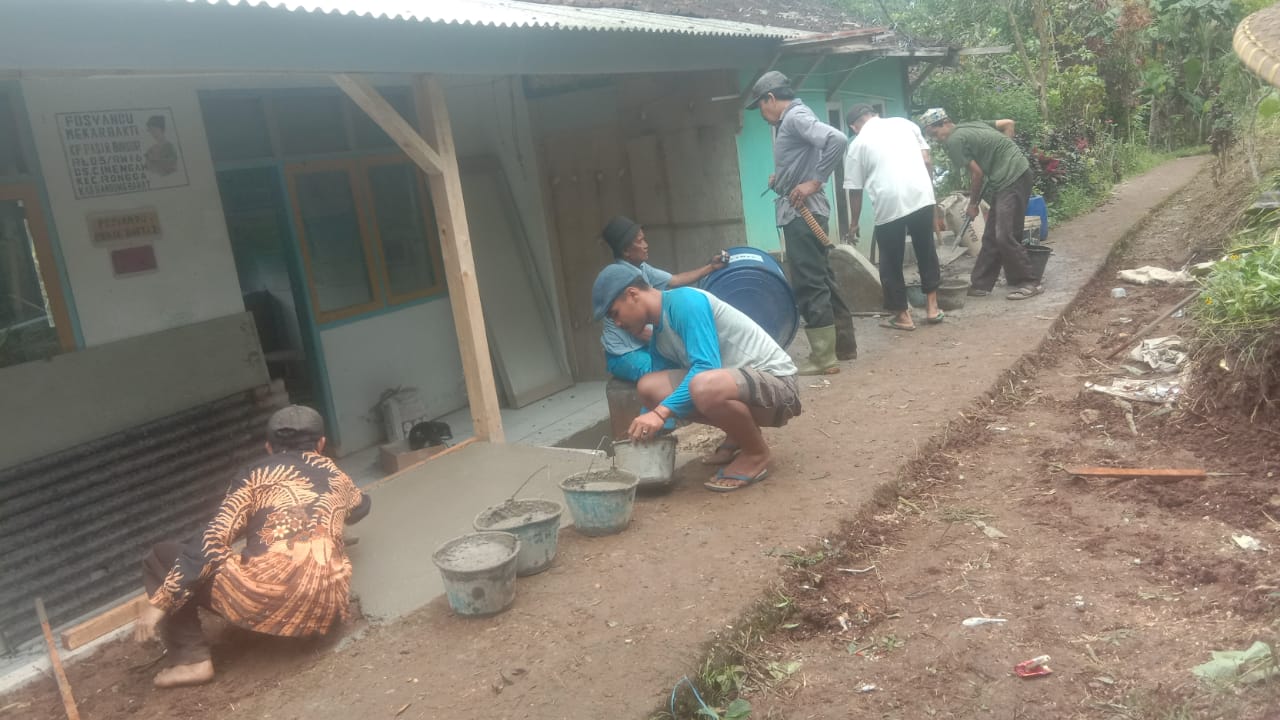 Rehabilitasi Gedung Posyandu Mekarbakti I di Kp. Pasir Bungur