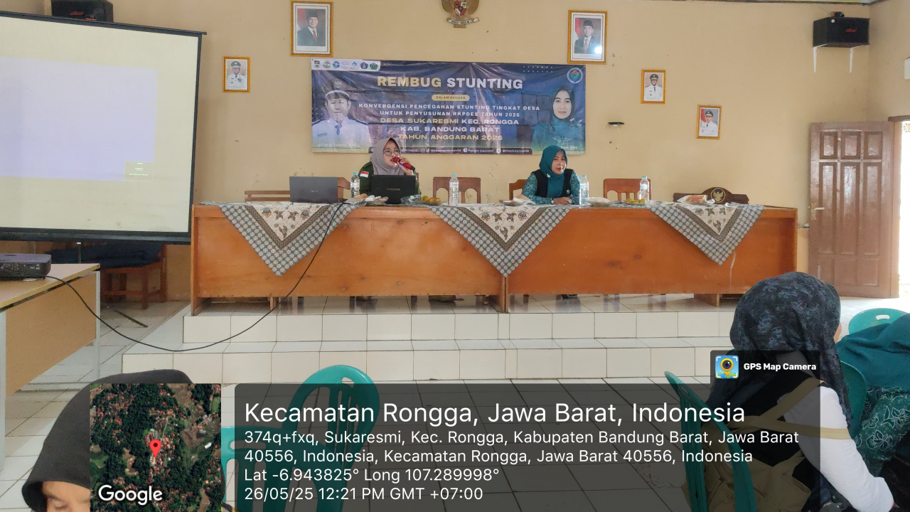 Musyawarah Rembug Stunting Desa Sukaresmi Bahas Konvergensi Penanganan Stunting dalam Penyusunan RKPDes 2026