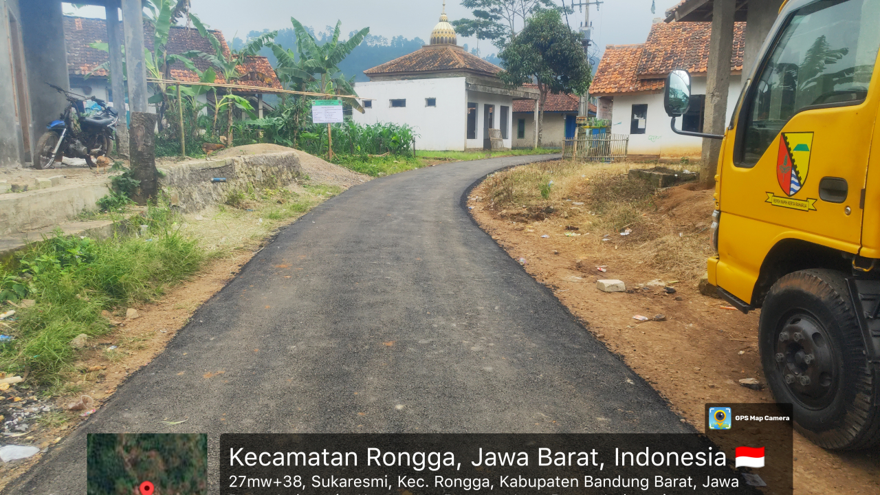 Hotmix Jalan Desa Sukaresmi: Akses Mudah, Ekonomi Meningkat