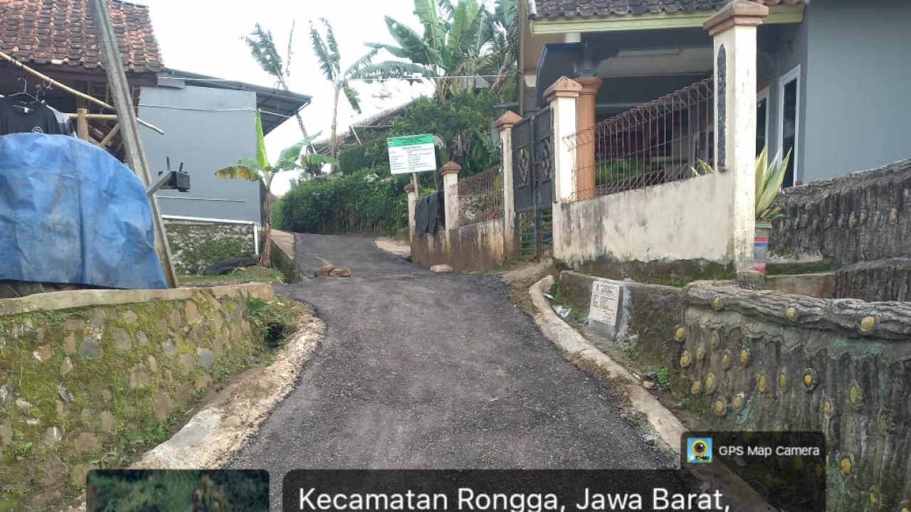 Tingkatkan Infrastruktur Desa, Jalan Lingkungan Kp. Akte Pasir Kuuk Telah Rampung Diaspal