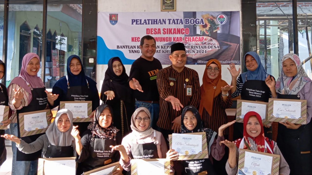 Pelatihan Tata Boga di Desa Sikanco Tahun 2024