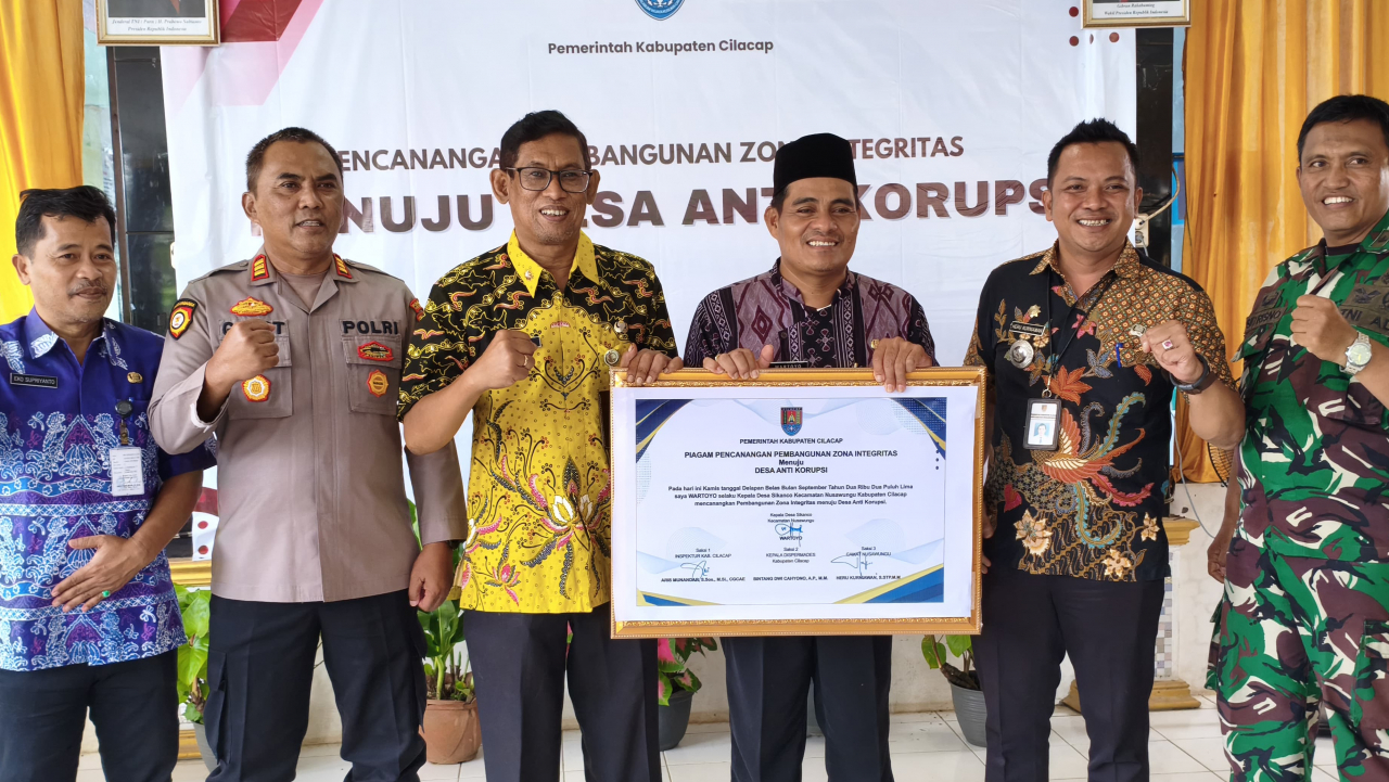 Desa Sikanco Tetapkan Diri Sebagai Desa Anti Korupsi
