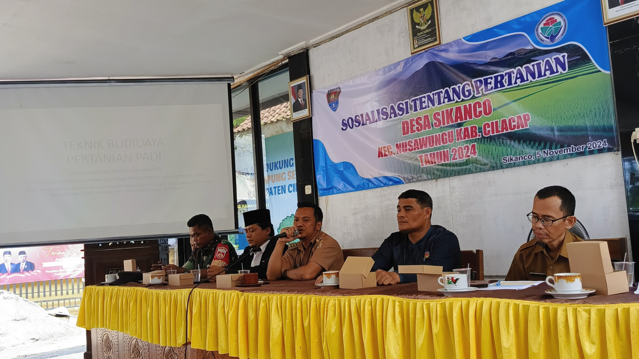 Sosialisasi Pertanian Desa Sikanco Tahun 2024