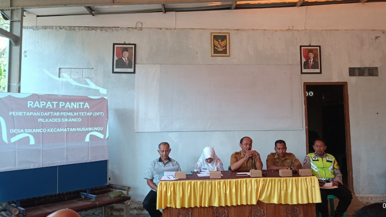 Penetapan DPT Pilkades Desa Sikanco Tahun 2026 Resmi Disahkan