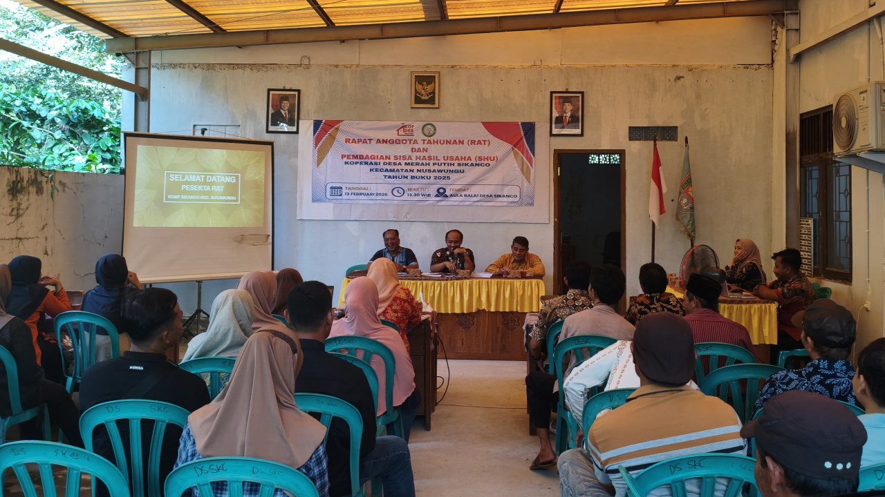 Rapat Anggota Tahunan (RAT) KDMP Sikanco Tahun Buku 2025