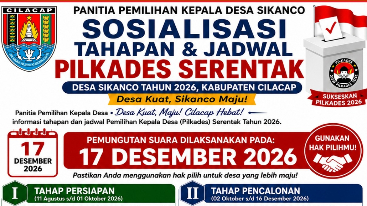 Sosialisasi Pilkades Desa Sikanco