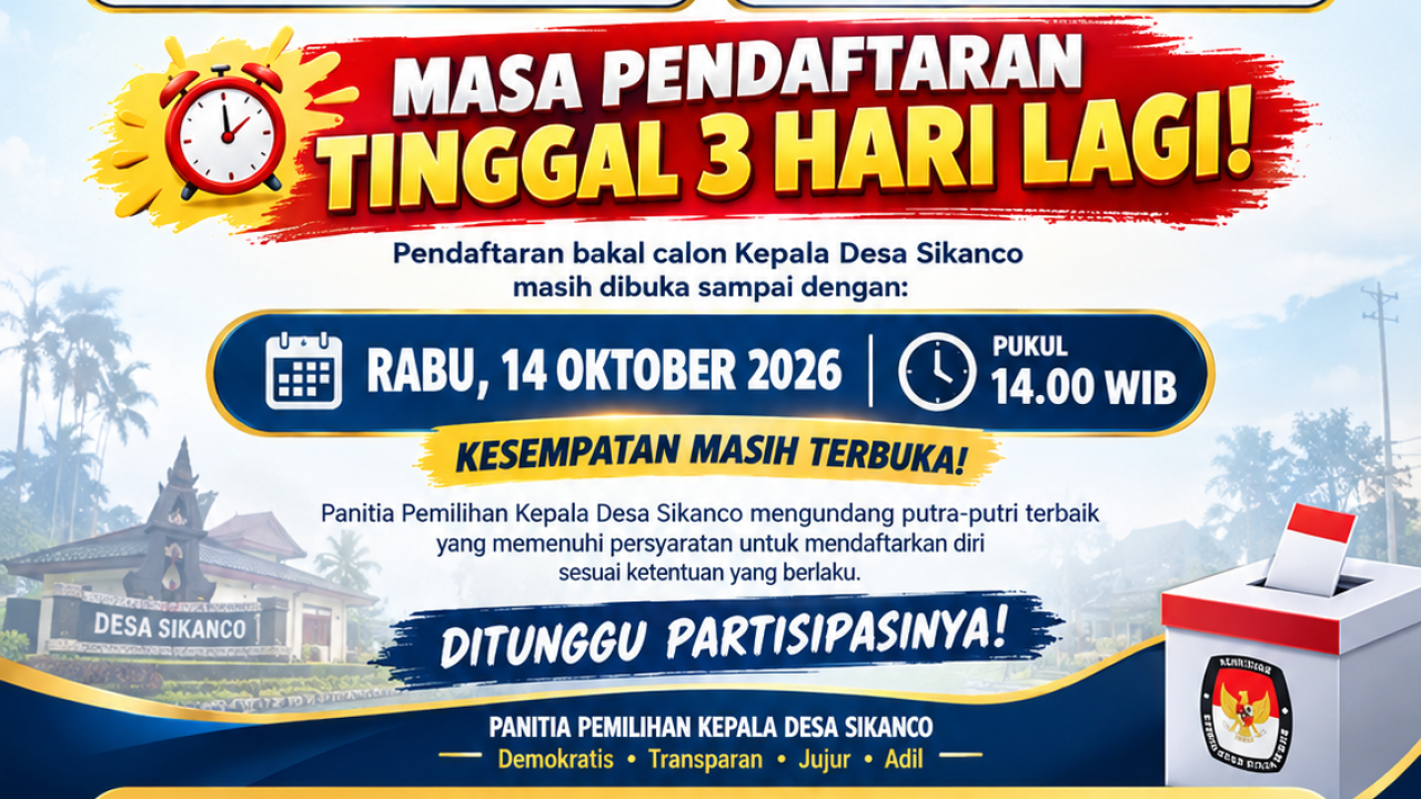 SIAPA LAGI YANG MENDAFTAR ???