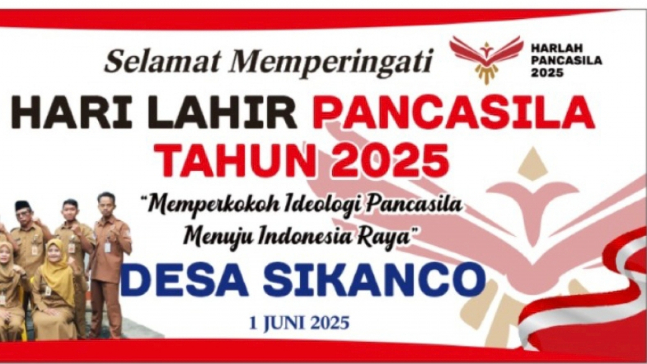 Peringatan Hari Lahir Pancasila di Desa Sikanco Tahun 2025